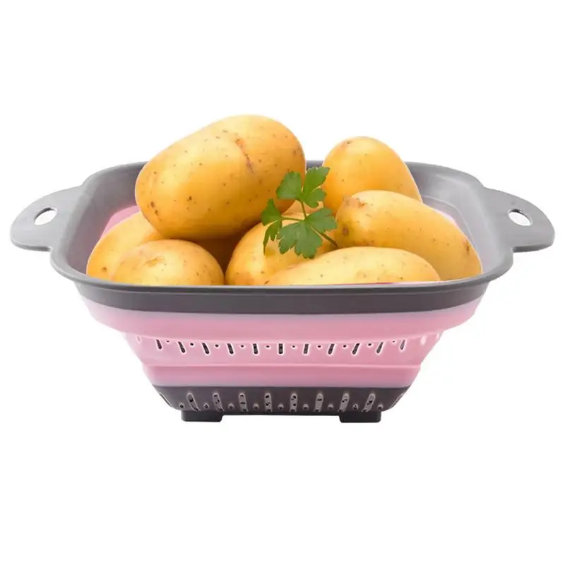 

Дуршлаг для кухни, складные ситечки для кухни, инструмент для уборки, корзина для кухни, общежития, домашний дуршлаг для пасты, картофеля