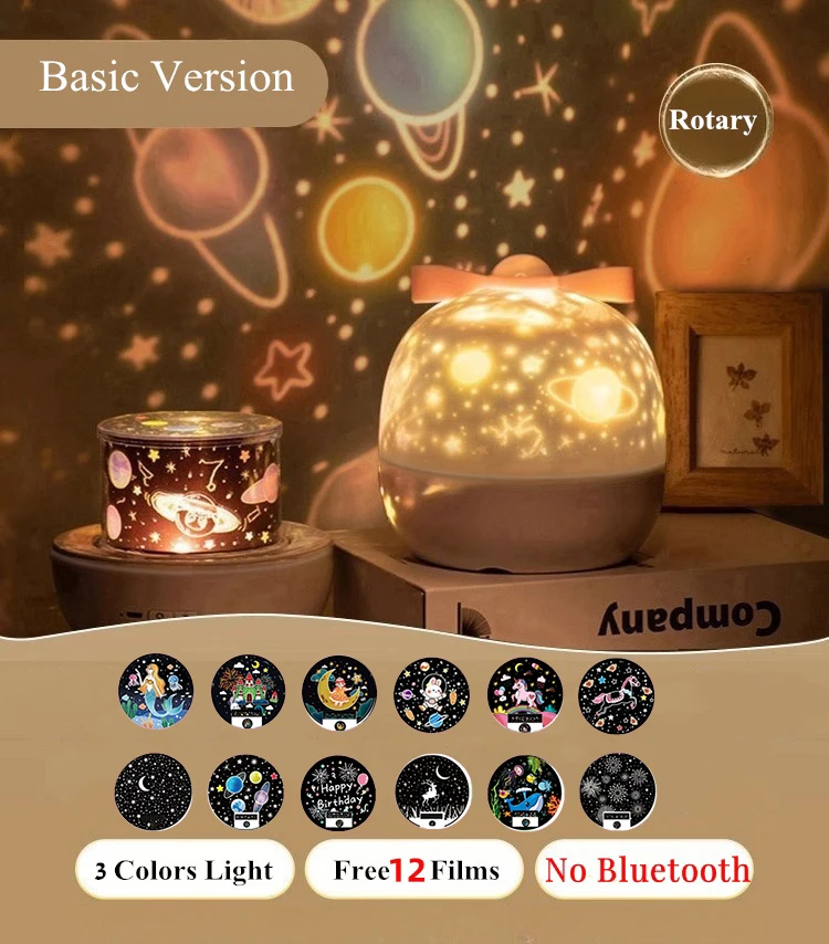 Night Lights Star Galaxy Projector Bedroom Ceiling Star Projector With 360 Rotating For Boys And Girls Birthday Christmas Gifts - 39 - View #3