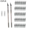 Engraving Non-Slip Metal Scalpel Knife Kit + 50/20/10/5pcs #11 Blades Cutter Craft Knives for Mobile Phone PCB Repair Hand Tools 1