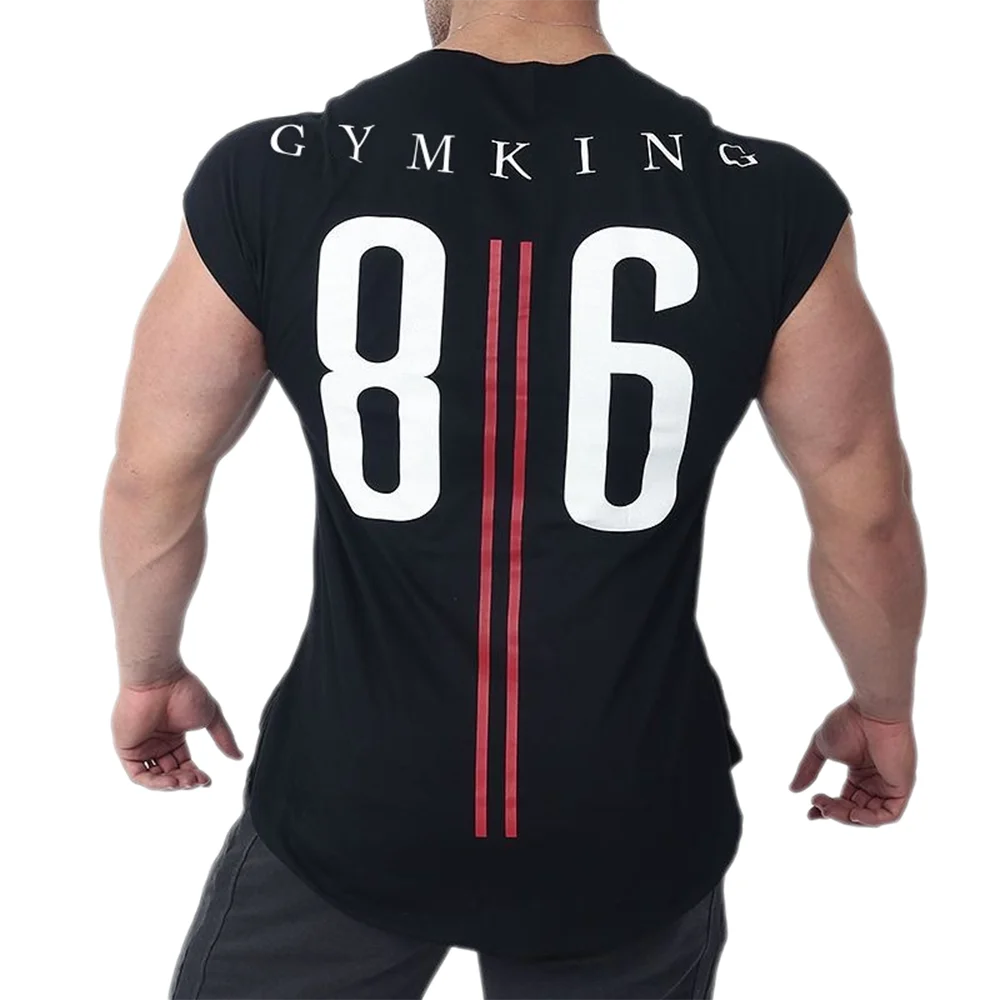 

Fashion Number Man Short Sleeve T-Shirt American Football Top Tee Gym Muscle Bodybuilding Cotton Running Sweat Male Sports Cloth