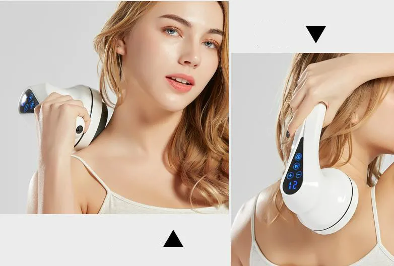 Full body vibration hand-held body massager charging kneading kneading electric hammer cervical massage instrument massage stick