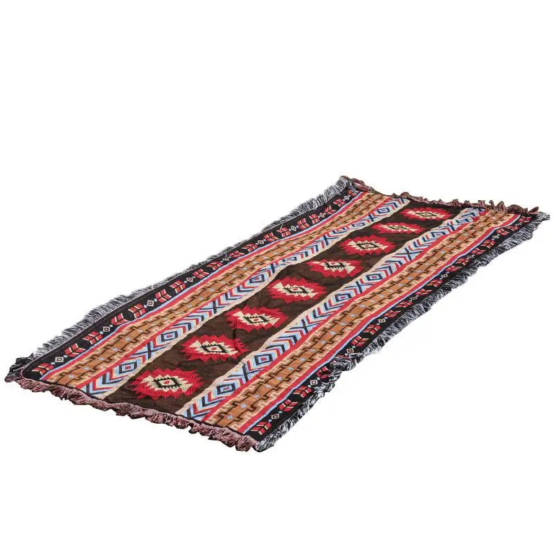 Outdoor Celebrity Style Blanket Picnic Blanket Camping Thickened Portable Cotton Skin-friendly Picnic Cloth Beach Tent Mat