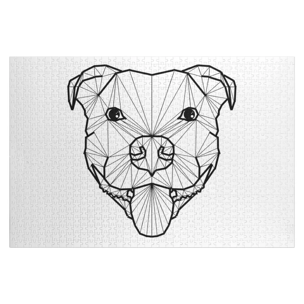 

Staffy Jigsaw Puzzle Personalized Gift Diorama Accessories Puzzle