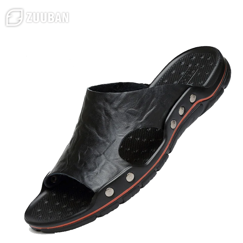 Men's Women's Sandals Slippers for Man Outdoor Home Summer 2025 PU Leather Anti Slip Casual leather sandals fashion sandals non slip sandals leather casual shoes