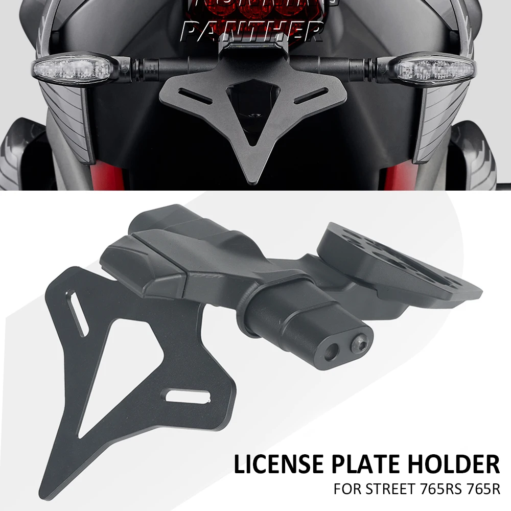 Motorcycle Rear Short Tail Stock Tidy License Plate Holder Tailstock Bracket Kit For Street 765RS 765R 765 RS 765 R