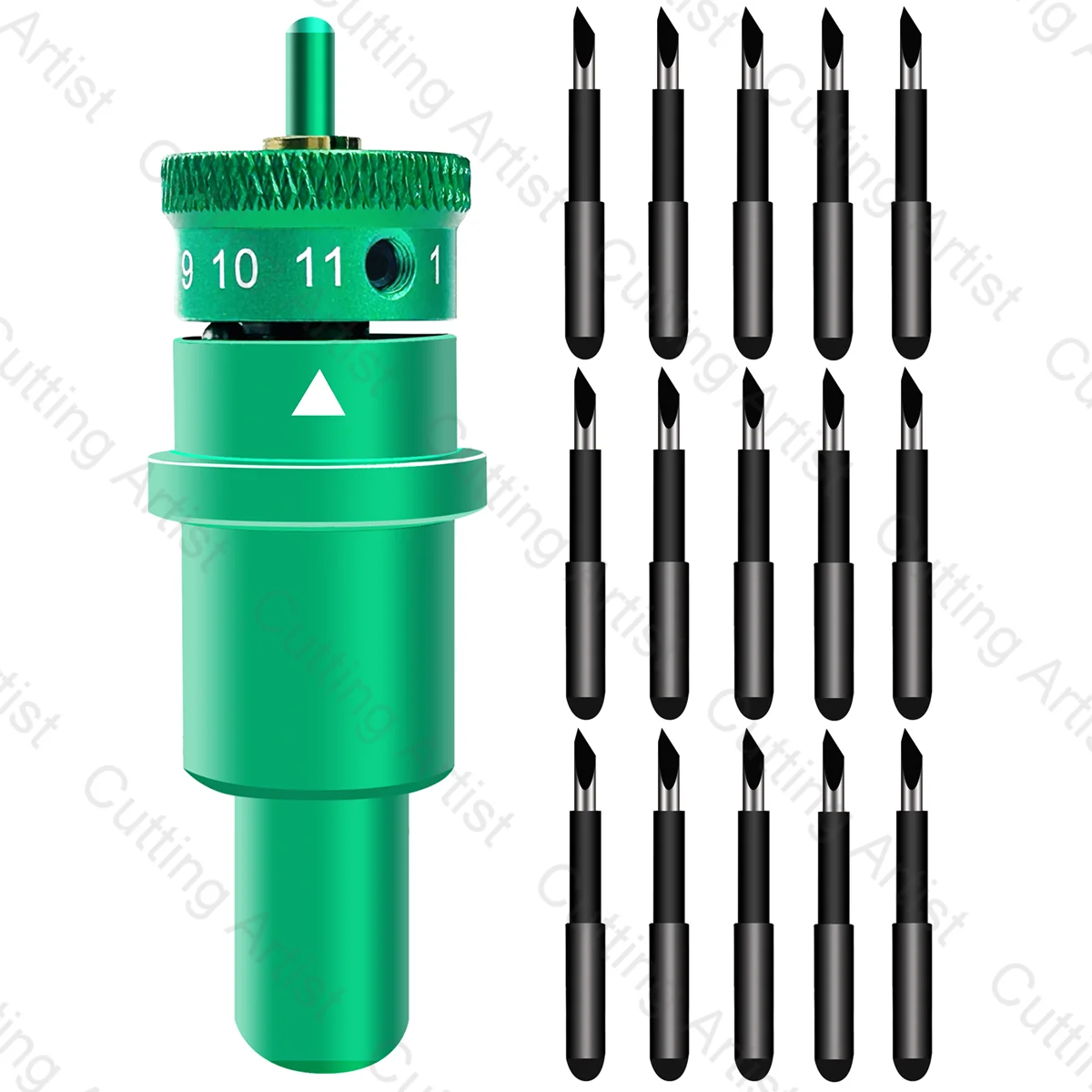 15Pcs Deep Cut Auto Blade Per Silhouette Cameo 4 Plus Pro Portrait 3 Plotter + 1Pc Cameo 4 Holder Set Fai Da Te