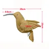 Simulated Hummingbird Swan Wall Hanging Decoration Hanging Plush Stuffed Doll Fabric Children's Room Decor Baby Pillow 6