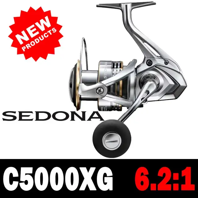 2023 SHIMANO SEDONA Spinning Fishing Reels 5.0:1/6.2:1/4.7:1 Ratio