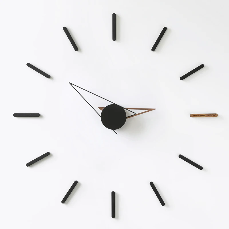 Large Wood Wall Clock A  