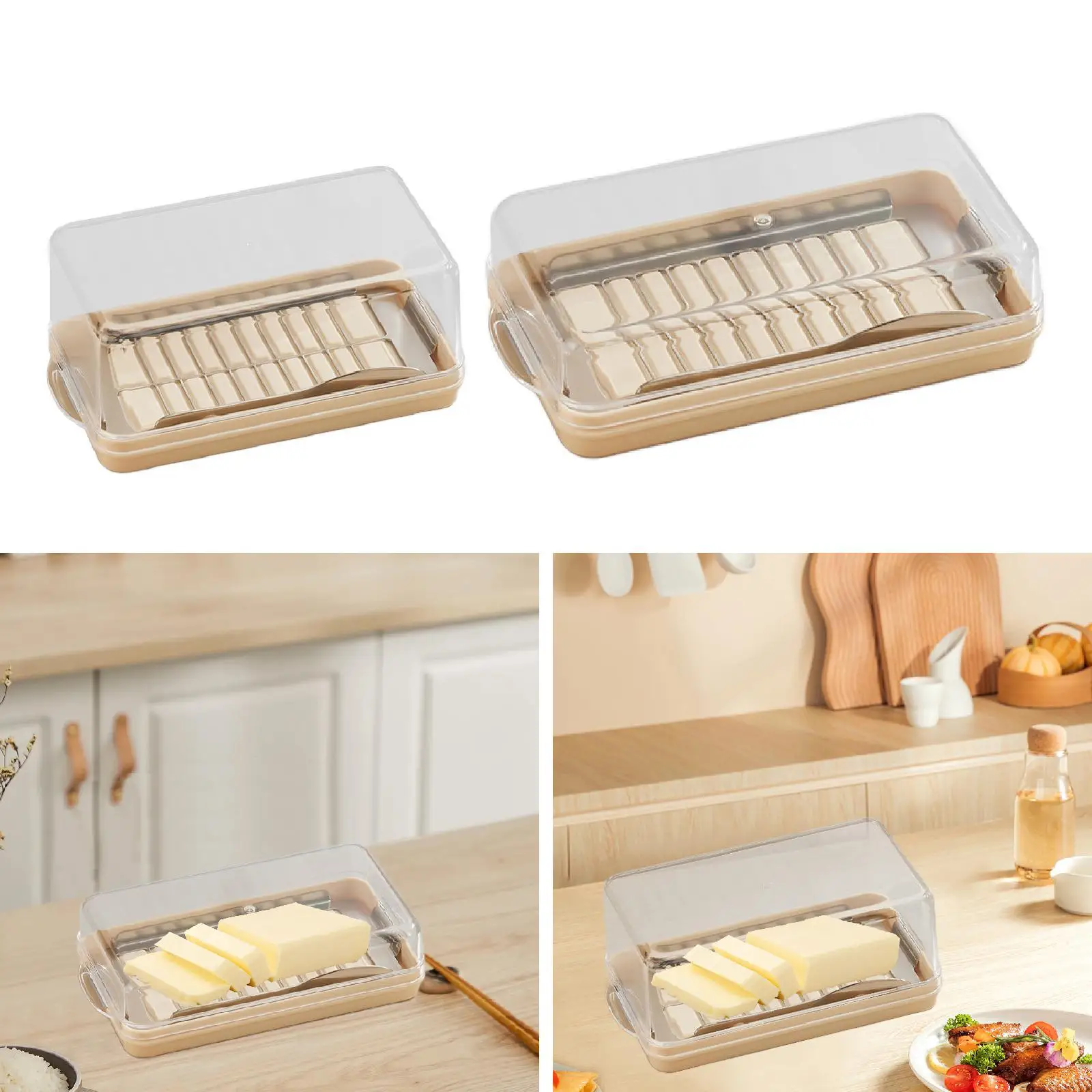 Butter Slicer Container Butter Cutter Box for Kitchen Countertop Baking