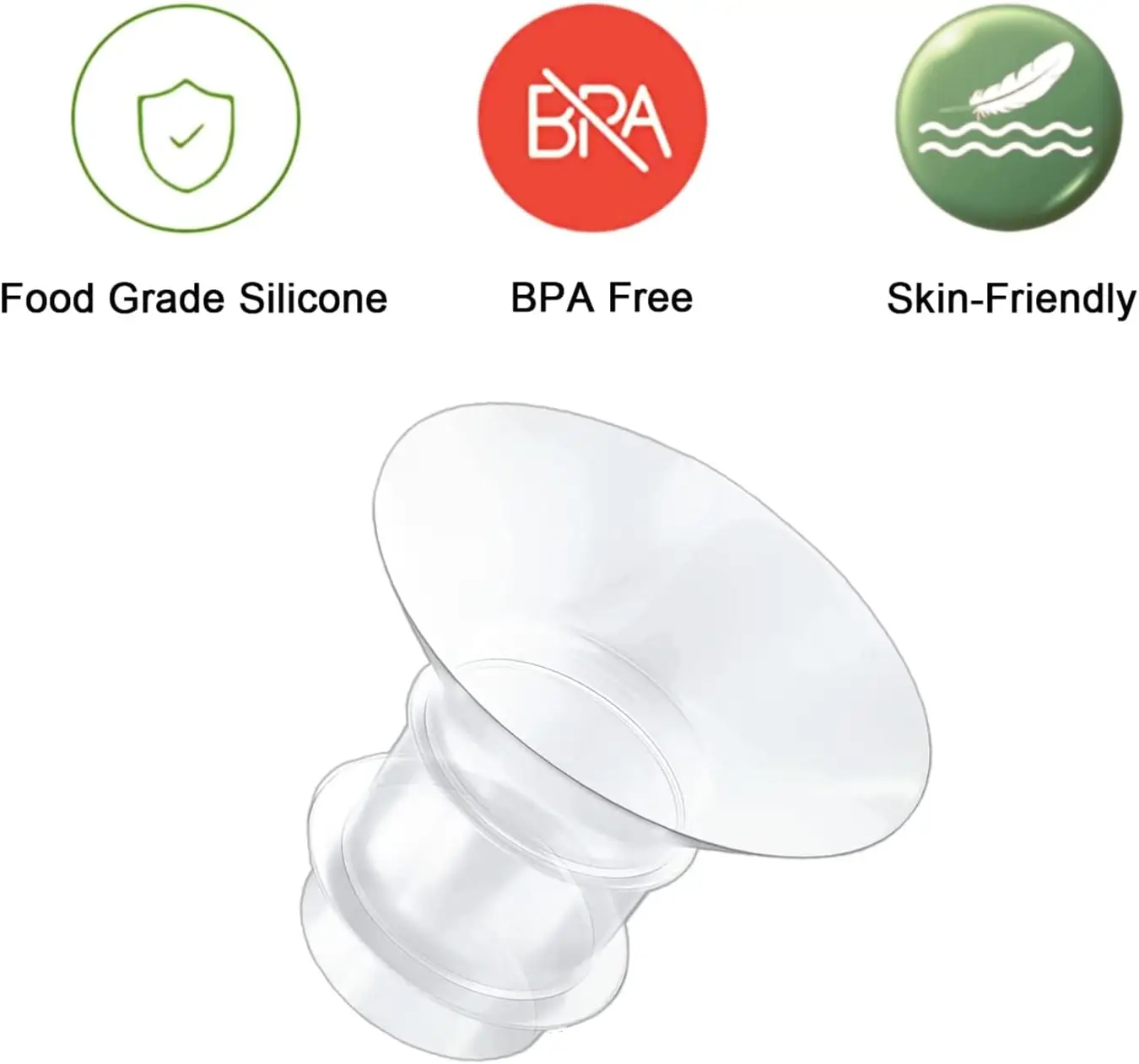 Flange Inserts 13/15/17/19/21mm 10PC,Compatible with Medela/Momcozy/Spectra/YOUHA/XIMYRA S9/S12 24mm Shields/Flanges 3