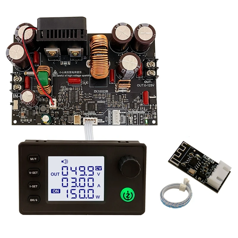 

ZK-10022 CNC Step-Down DC Power Supply Black PCB Adjustable Voltage Voltage And Constant Voltage Constant Current Module