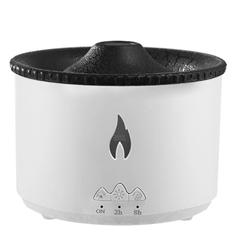 

Smoke Ring Volcanic Flame Diffuser 360Ml Aromatherapy Essential Oil Diffuser Air Humidifier Christmas Gift EU Plug