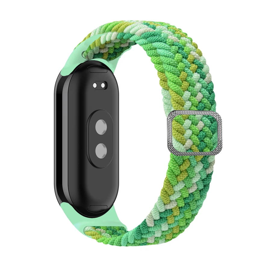 Elastic Nylon Braided Loop Adjustable Buckle Strap - Versatile Replacement Bracelet