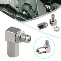 Universal 90Degree 135Degree 180degree Mini Catalytic O2 Oxygen Sensor Spacer Adapter Engine Light CEL Check Bung 2