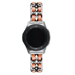 Bracciale orologio in pelle e metallo di lusso - Cinturino premium 20/22mm