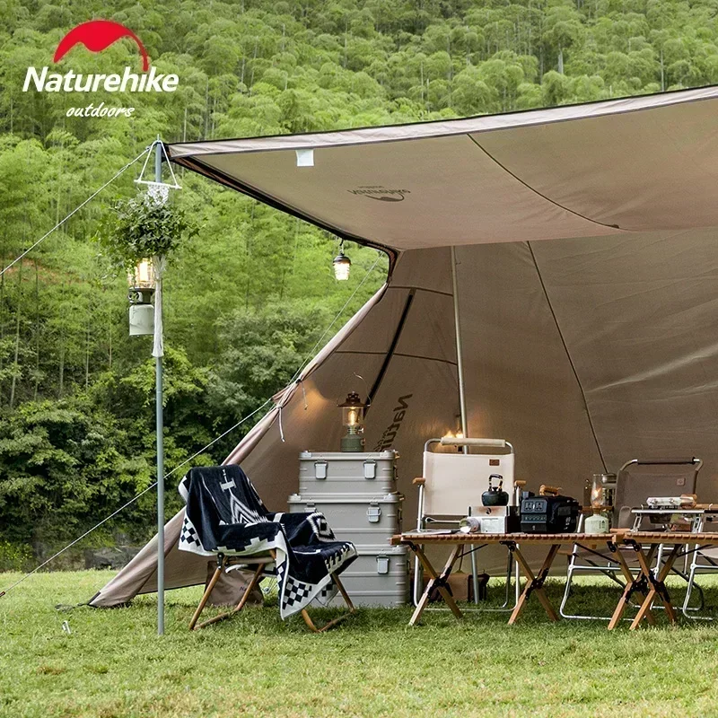 Naturehike Cloud Desk Outdoor Camping Tents Sunscreen Awning Large Space Twin Tower A Canopy Sun Shelter With Screen