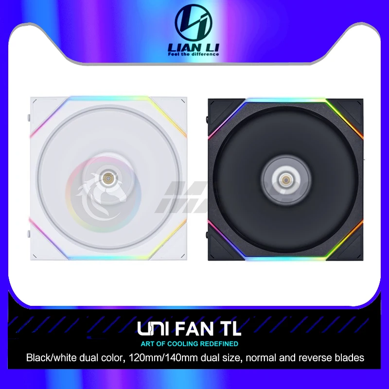 Li-ventilador de Refrigeração Tl120 Tl140 Uni para Frente Caixa do Computador Reverso Refrigerador de Água Suporte L-conectar Pacote de ou Peças li