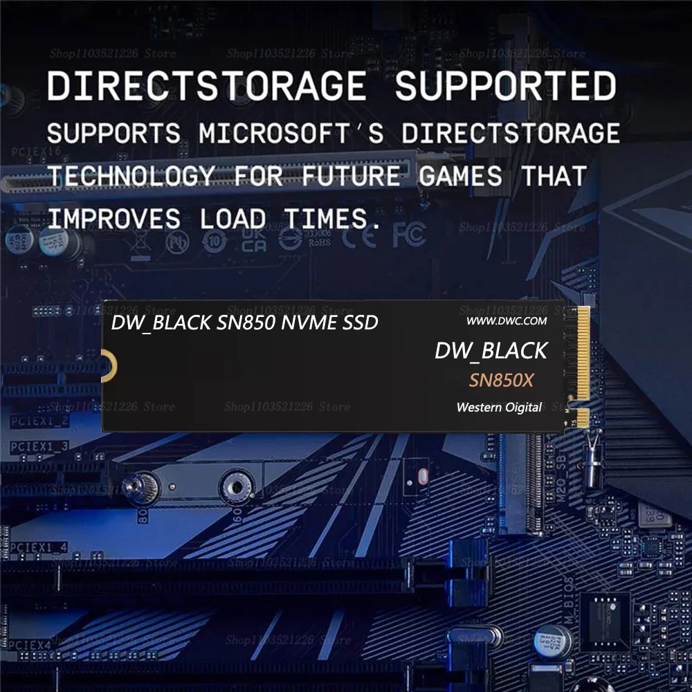   WD SN850X SSD ϵ ̺, M2 NVME ̽, Ʈ ũž PS5   ָ Ʈ ϵ ̺, 4TB, 1TB