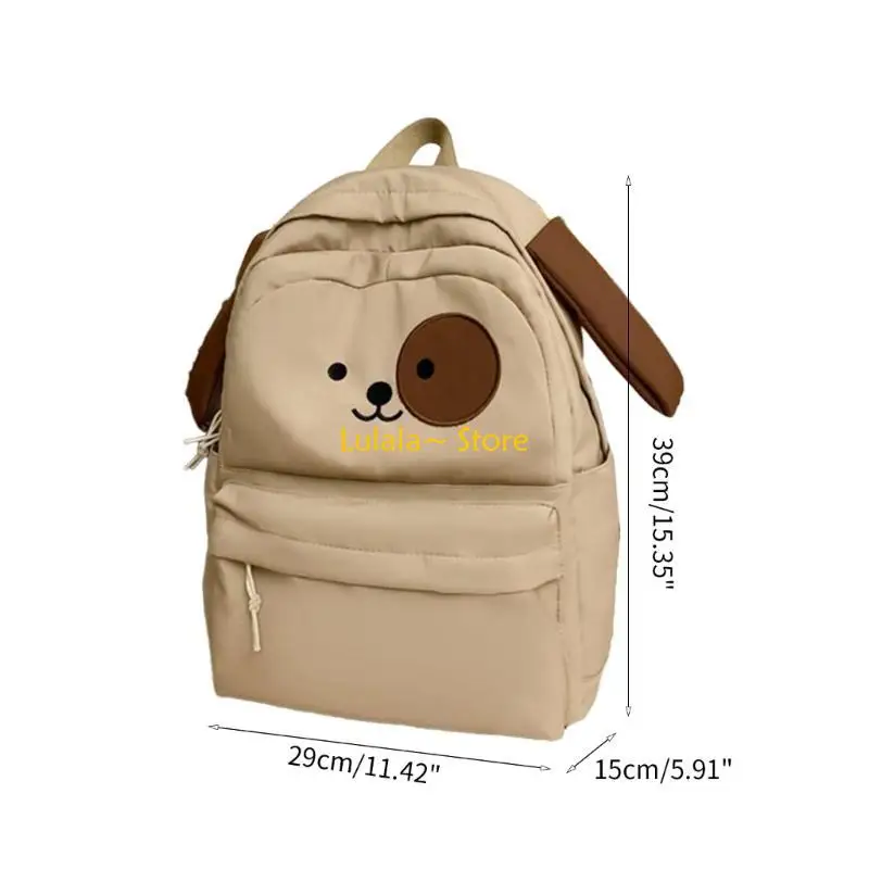 【support】 Y4QA Playful Large School Backpack Nylon College Laptop Backpacks School Bag.