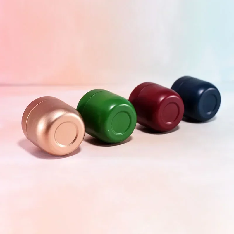 Portable Small Tin Can Business Trip Tinplate Tea Storage Jar Round Sealed Tea Packaging Box Household