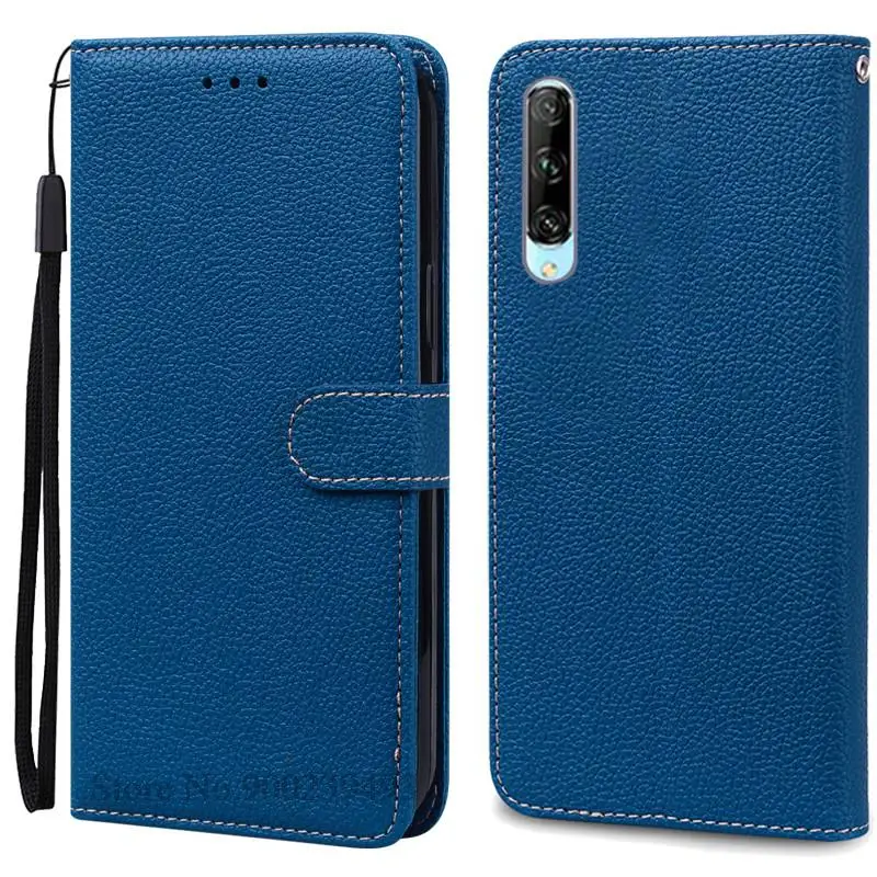 Huawei P Smart Pro Soft Silicone Wallet Flip Phone Cover
