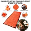 Lightweight Waterproof Emergency Survival Sleeping Bag Hiking Cycling  Outdoor Camping Gear Thermal Sack First Aid Rescue Mylar 4
