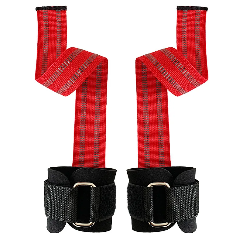 Premium Adjustable Non-Slip Weightlifting Wrist Straps with Padded Wraps