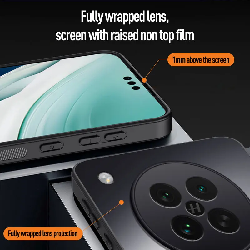Magnetic Matte Shockproof Holder Phone Case Cover