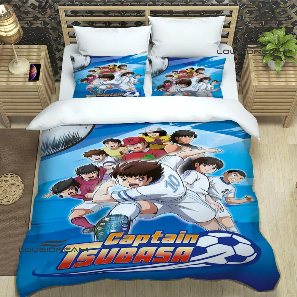 

Captain Tsubasa Cartoon Bedding Sets exquisite bed supplies set duvet cover bed comforter set bedding set luxury birthday gift