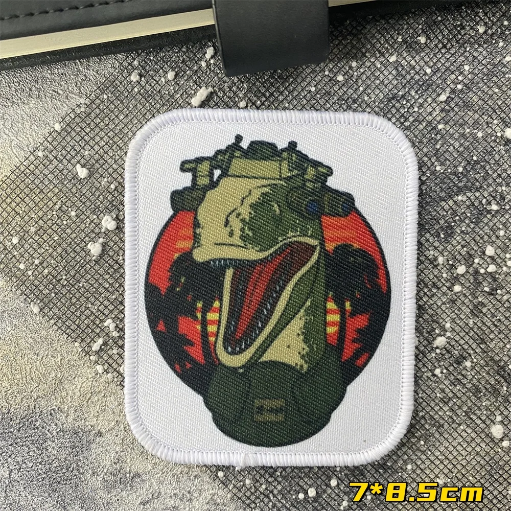 Russische taktische Moral Abzeichen Patch Augenbeobachtung Militär Armband Patches Klettverschluss Rucksack Hut Zubehör Aufkleber – Detail 8