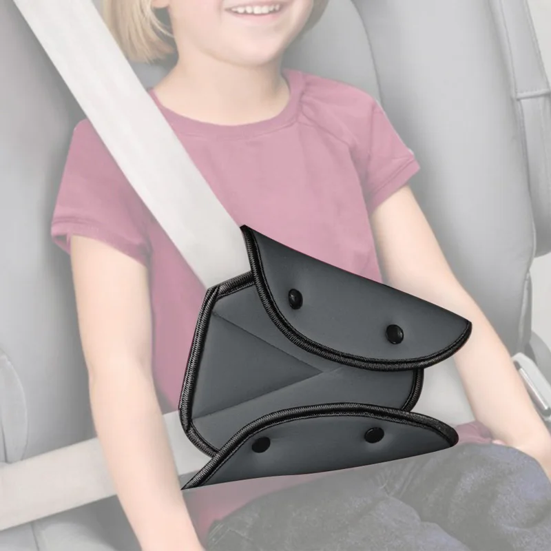 Cintura di sicurezza per bambini Copertura per spalla per bambino Posizionatore per cintura di sicurezza Supporto per regolazione cintura di sicurezza per bambini Collo anti-collo per sicurezza dei bambini - immagine 4