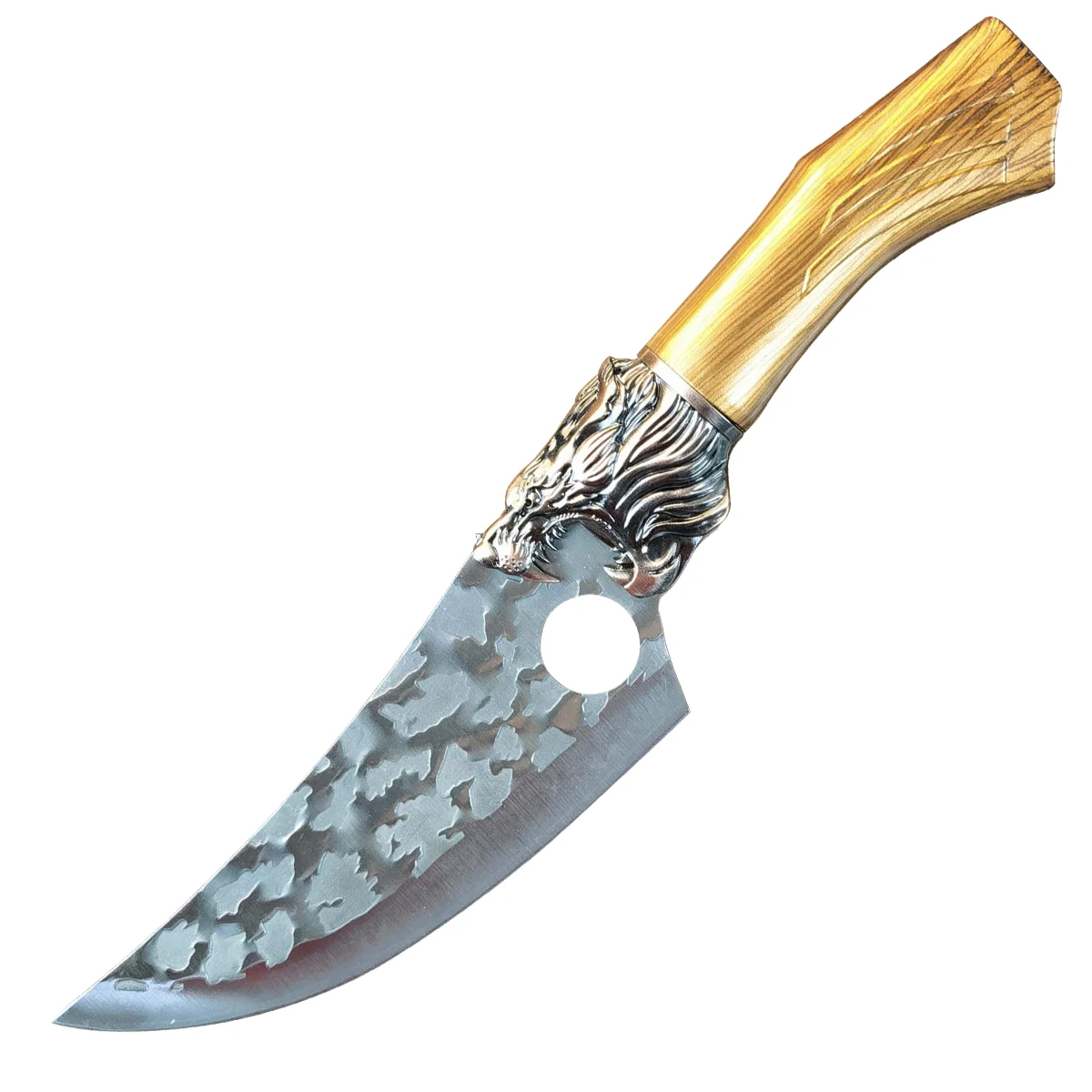 2 Types Boning Knife 6INCH Stainless Steel Hunting Knife Tactical Millitary Fishing Knife Chef's Butcher Knife Meat Cleaver 