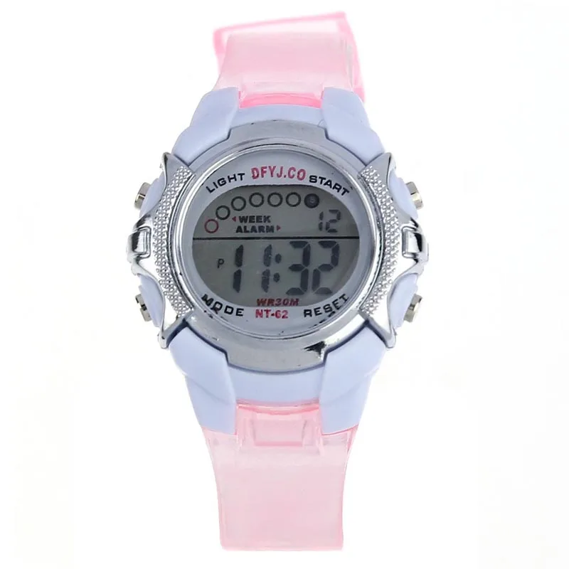 

Fashion Children Girls Digital LED Quartz Alarm Date Sports Wrist Watch PK Relogio Infantil Steel Erkek Kol Satleri