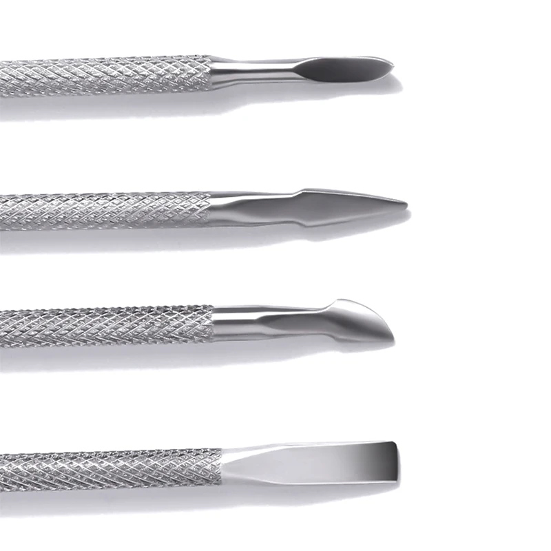 Nail Care Kit Manicure Tools Manicure Pedicure Kit Manicure Set Nail Art Pusher Cuticle Pusher Dead Skin Remover Double-ended Stainless Steel For Pedicure Manicure