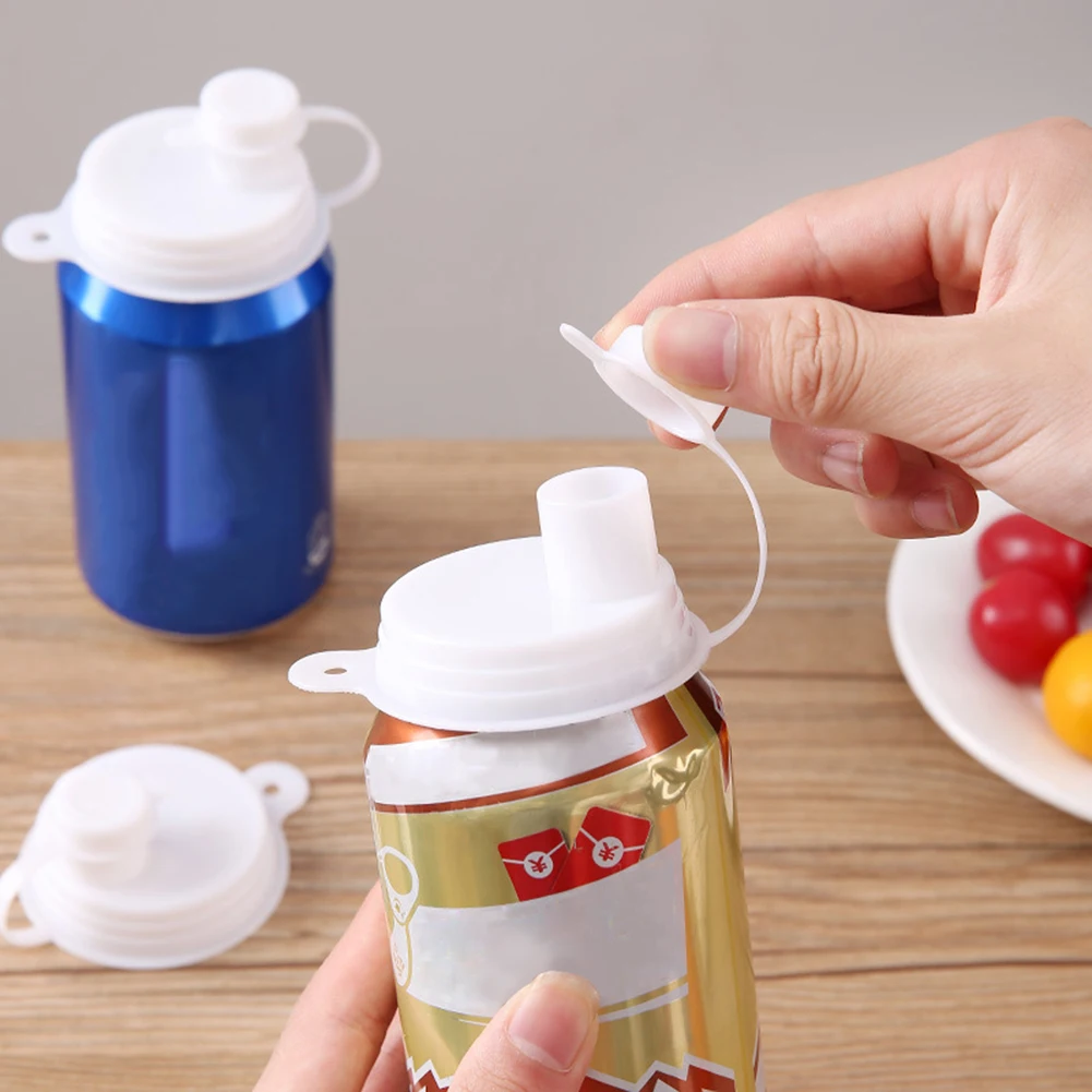 Soda Can Beverage Dust Cover Leakproof Fresh-Keeping Covers Reusable Soda/Beer/Juices Savers Lids Covers For Home Travel Camping