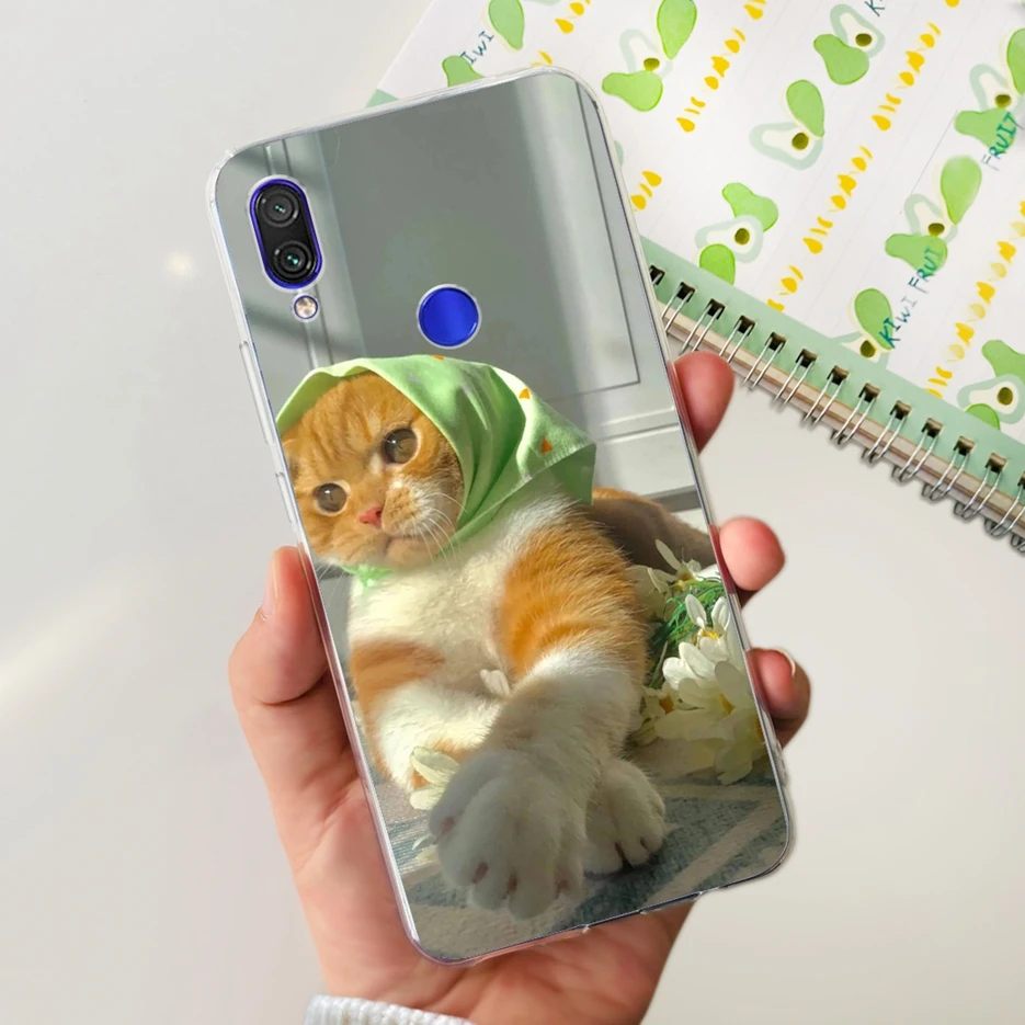 Fashionable Clear Silicone TPU Phone Case - Painted Design Cover