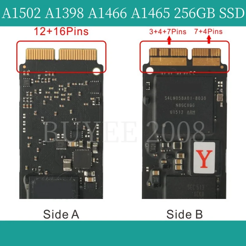 Internal Hard Drive Genuine SSD For Macbook Air & Pro Retina 11" 13" 15" A1502 A1398 A1466 A1465 SSD 128/256/512GB 1TB Solid State Drive 2013-2015