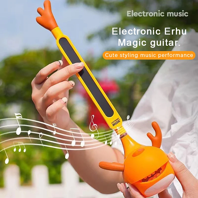 1Pc Otamatone Japanese Electronic Musical Instrument For Children Tomatone Synthesizer Electric Tadpole Kawaii Kid Kalimba Piano