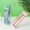 500ml Portable Sports Water Bottle Plastic Outdoor Gym Travel Drinks Mugs Clear Leakproof Drinking Bottle Water Bottles 3