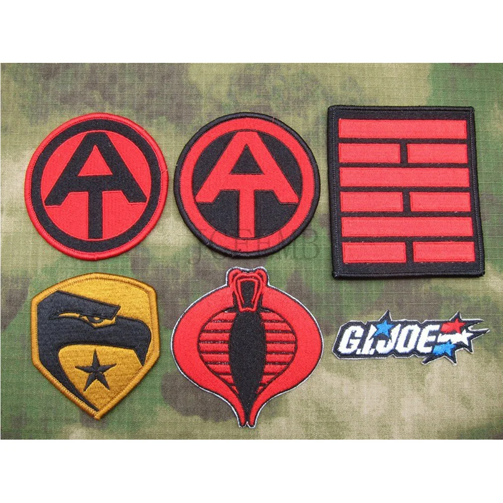 

G.I.JOE ADVENTURE TEAM Cobra Eagle Snake Eyes Ninja Clan Embroidered Patch