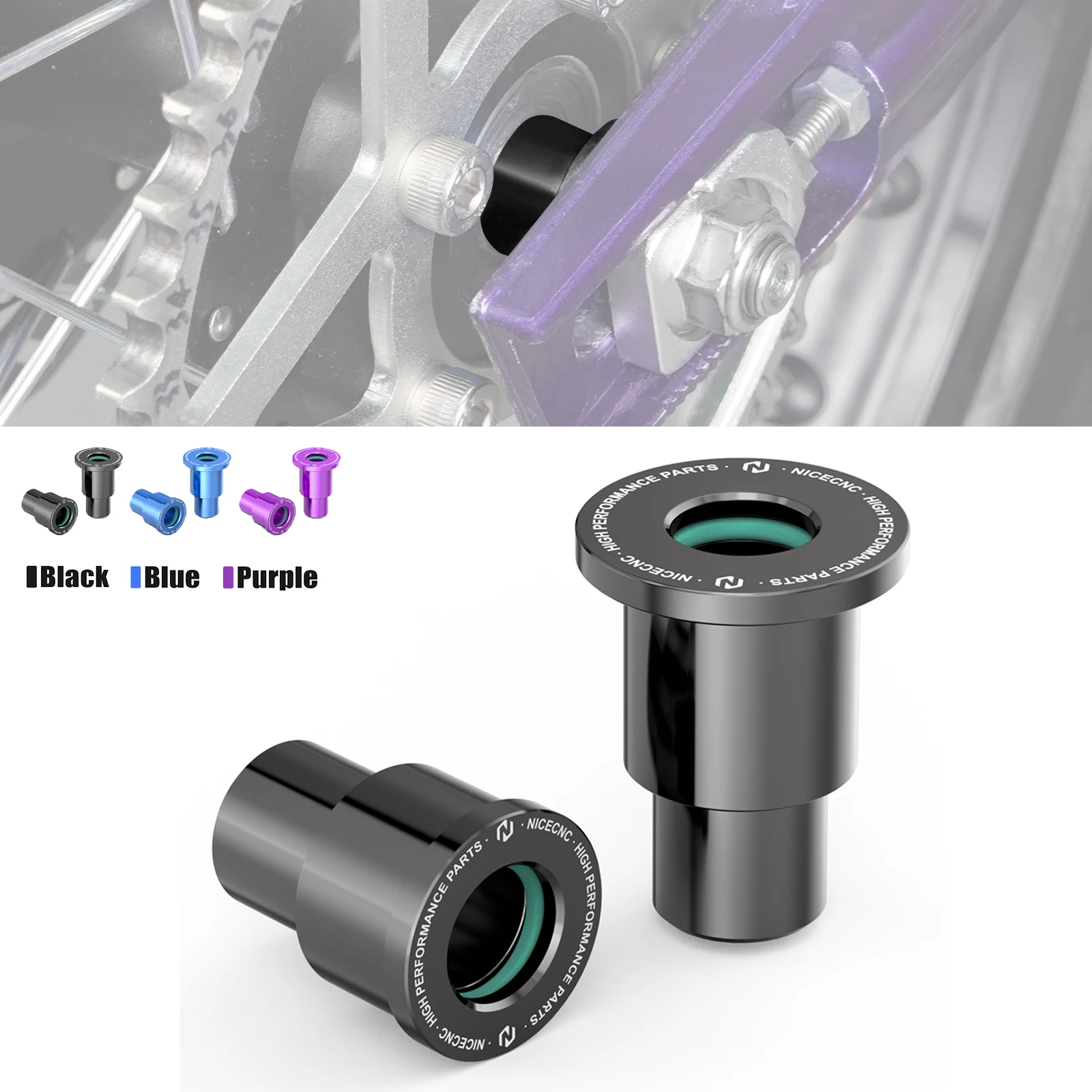 NICECNC Für Surron Light Bee X Hinterradabstandshalter Nabenhalsbänder für Sur-Ron Light Bee S L1E Segway X160 X260 Elektro-Dirt-Bike
