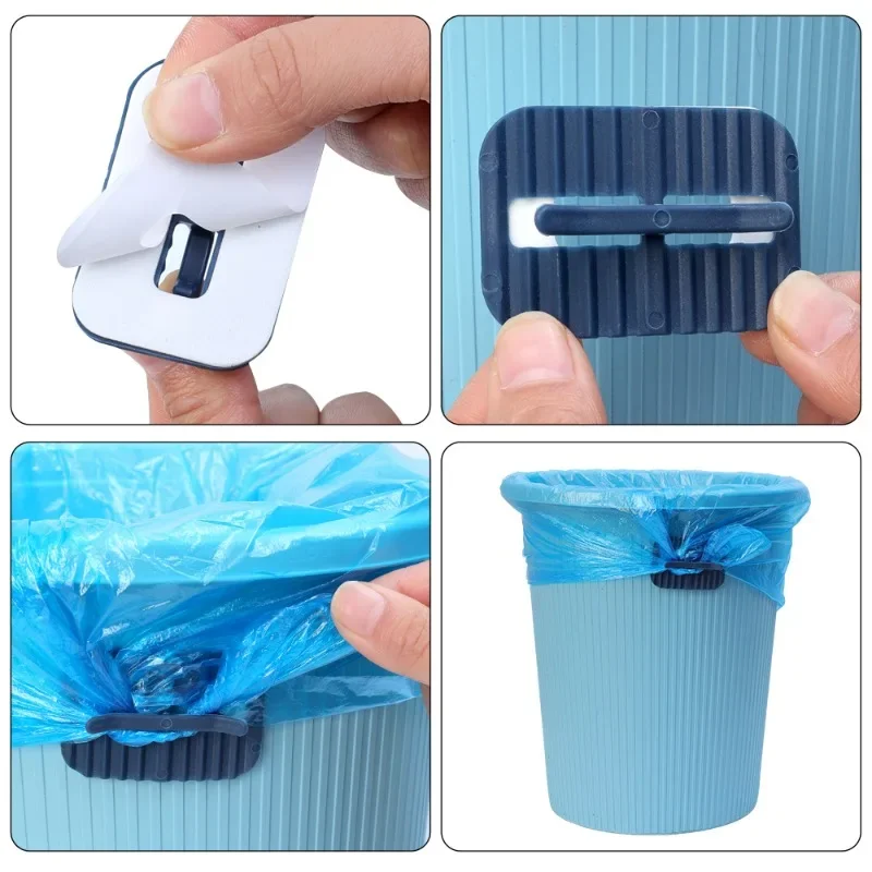 Sealing clips bag clips bread bag clips kitchen bag clips storage bag clips 16/2pcs waste basket can fixation clip rubbish bag clips practical garbage bag anti-slip holder clamp snack sealing tools
