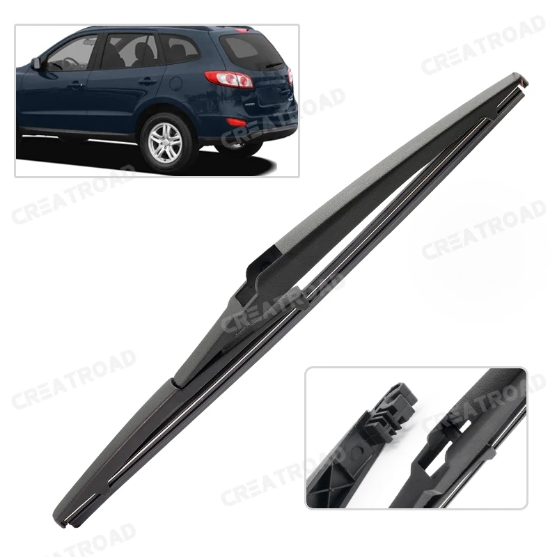 Wiper 14" Rear Wiper Blade For Hyundai Santa Fe CM 2007 - 2012 Windshield Windscreen Clean Tailgate Window Rain Brush 2