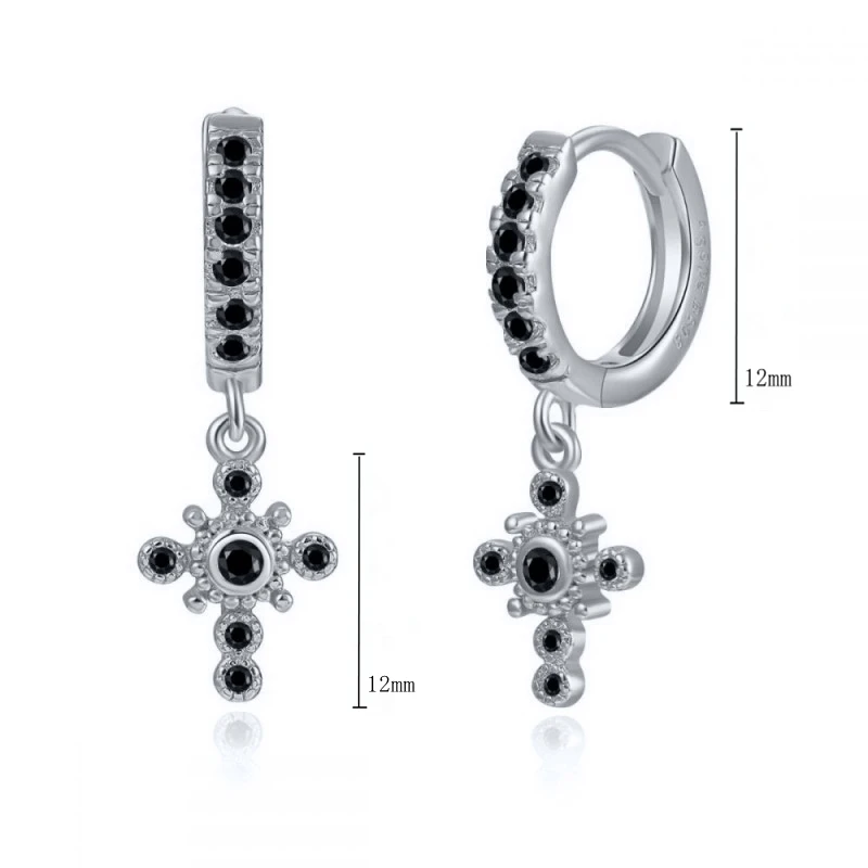 Goth Doorn Hart Oorbellen Koreaanse Mode Kruis Oorbellen voor Vrouwen Punk Charms Oorbel Grunge Sieraden Hip Hop Oorbellen Vintage Sieraden Accessoires kopen vanaf een prijs van 5.59