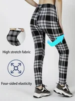 3-Pack Plus Size Camo Print Leggings for Women - High Stretch Polyester & Spandex Knit Fabric All-Season Activewear Yoga Pants - Image 2