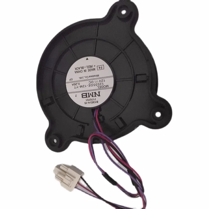 Motor de Ventilador de Geladeira para Bcd241wgm Midea Peças Acessórios de Substituição do Ventilador Dc12v 0.26a 12035ge12m-yt