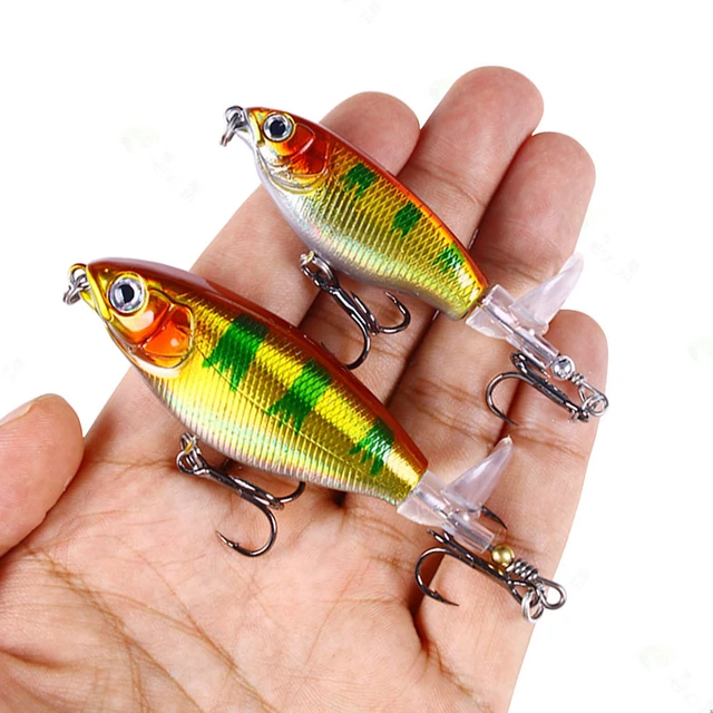 1 PC Fishing Lure Whopper Plopper Lure Topwater Fishing Lures Spin Tail  Floating Spinner Hard Bait Bass Artificial Fishing Tool - AliExpress