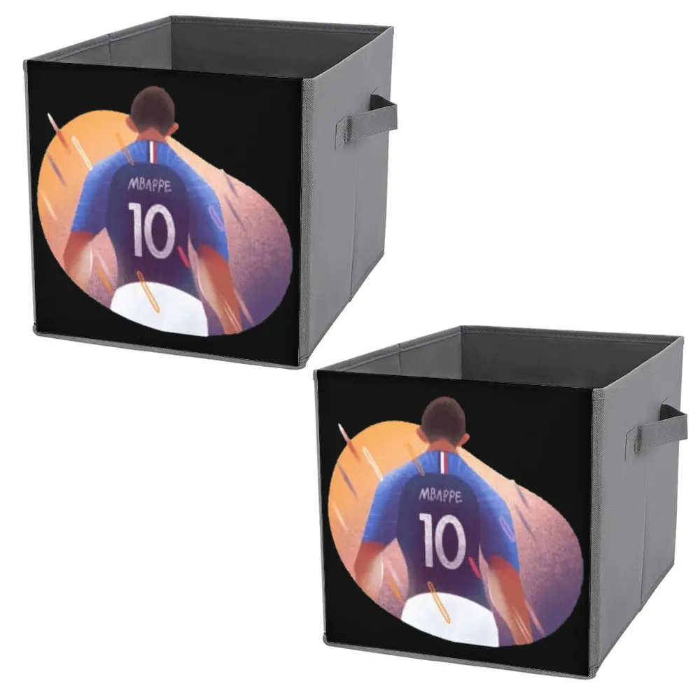Scatola Portaoggetti Pieghevole Mbappe E Mbappé Kylian Champion France Football Team Soccer 32 Contenitori Portaoggetti Multifunzionale Storage Of Clo
