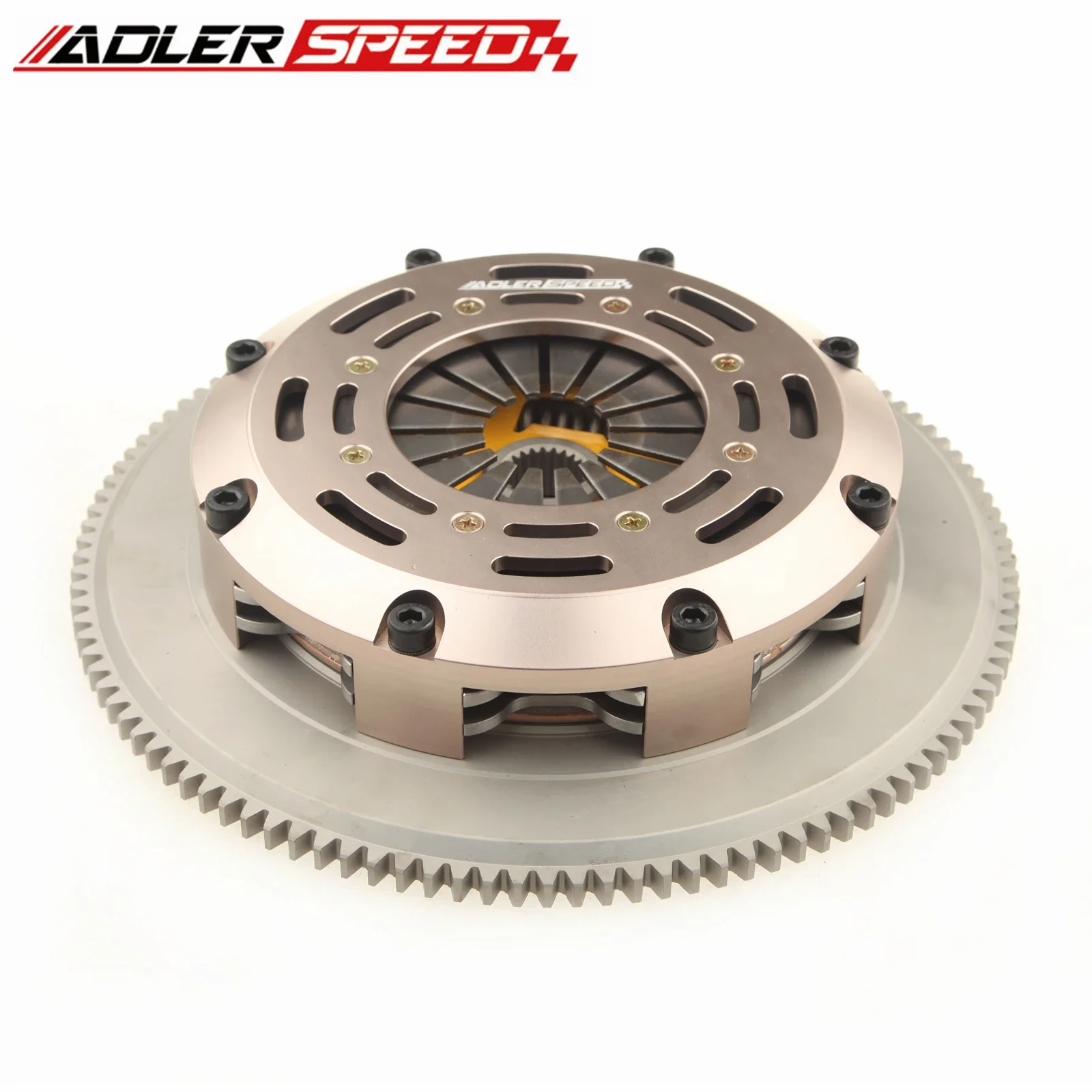 미쓰비시 랜서 에보 4 5 6 7 8 9 2.0L 4기통 터보 4G63 ADLERSPEED 스프렁 클러치 트윈 디스크 키트 + 플라이휠